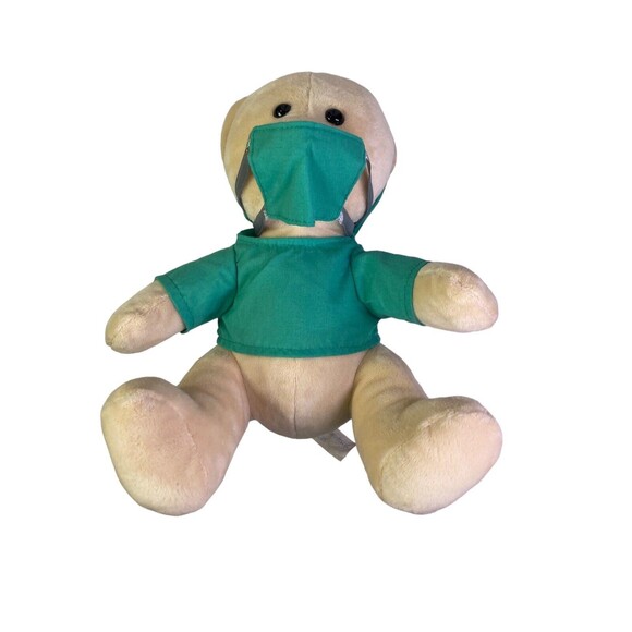 WISHPETS SCRUBS THE BEAR Plush SURGEON DOCTOR HEATHCARE 11” Stuffed Animal Toy - Picture 6 of 13